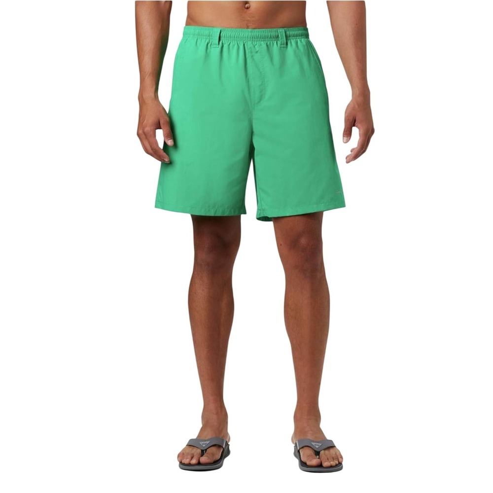 Columbia Backcast III Water Shorts Mens XXL Green Omni-Shade UPF 50 FM4009-341
